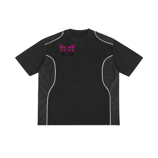 Contrast Piped Panel T-Shirt