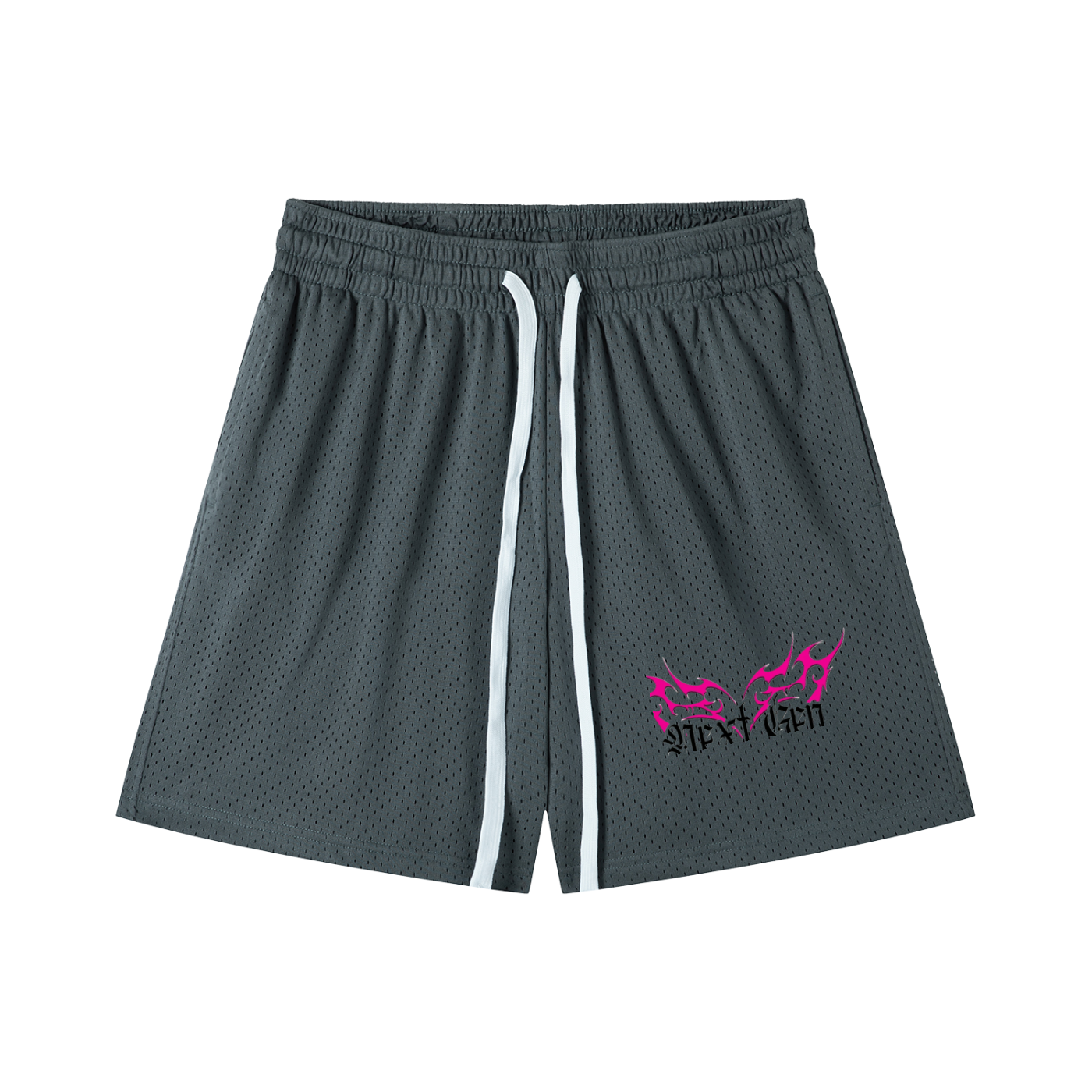 Mesh Drawstring Shorts