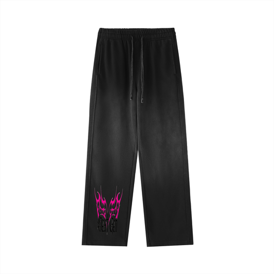 Fear none wide-leg sweatpants-premium comfort meets bold attitude